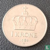 Norway 1 krone 1980 for sale