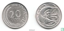Singapur 20 Cent 1976 kaufen
