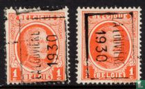 "LA LOUVIERE 1930"  1c  A+B   acheter