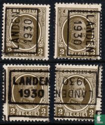 "LANDEN 1930" 2c A+B+C+D acheter