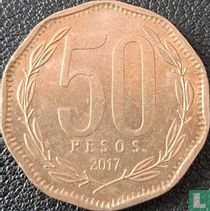 Chile 50 pesos 2017