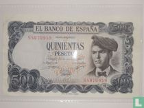 Espagne 500 pesetas acheter