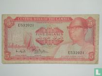 Gambia 5 Dalasis ND 1972 