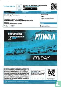 WEC 6 Hours Spa-Francorchamps 2026, Pitwalk Friday