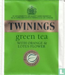 green tea with Orange & Lotus Flower
