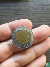 Mexique 5 pesos 2008 "Bicentenary of Independence - Francisco Xavier Mina" acheter