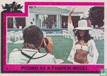 Posing as a Fashion Model