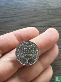 États d'Afrique de l'Ouest 50 francs 1984 "FAO" acheter