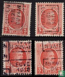 "LEUVEN 1928 LOUVAIN" 3c A+B+C+D kaufen