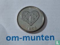 Latvia 1 lats 2011 "Gingerbread heart" for sale