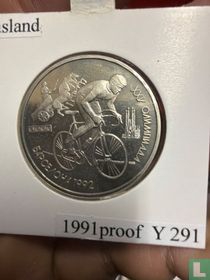 Rusland 1 roebel 1991 (PROOF) "1992 Summer Olympics in Barcelona - Cycling" kopen