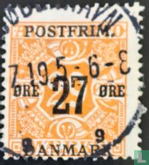 Timbre de journal avec surcharge acheter