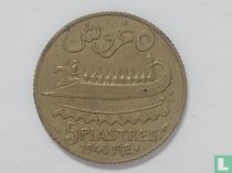 Liban 5 piastres 1940 acheter