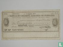 Italie 50 Lire Ferrara 1977  kopen