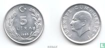 Turquie 5 lira 1985 acheter