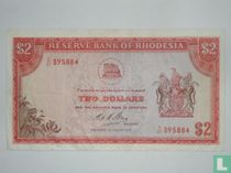 Rhodesia 2 Dollars 1970