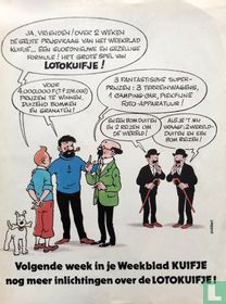 Volgende week in je weekblad Kuifje nog meer inlichtingen over de LotoKuifje! acheter