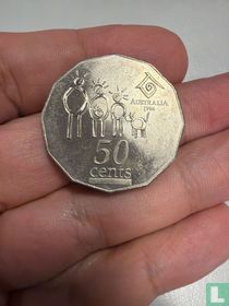 Australia 50 cents 1994 "International Year of the Family" for sale