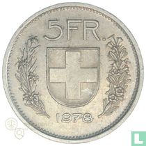 Suisse 5 francs 1978 acheter