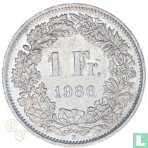 Suisse 1 franc 1986 acheter