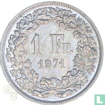 Suisse 1 franc 1971 acheter