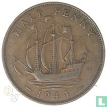 United Kingdom ½ penny 1944 for sale
