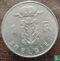 Belgium 1 franc 1977 (NLD) for sale