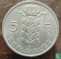Belgium 5 francs 1975 (FRA - coin alignment - with RAU) for sale