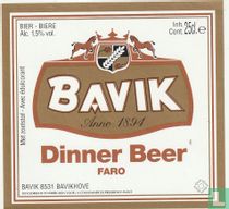 Bavik Dinner beer faro