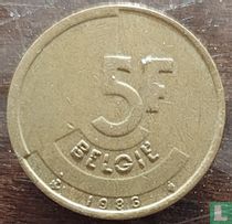 Belgien 5 Franc 1986 (NLD) kaufen