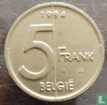 Belgien 5 Franc 1994 (NLD) kaufen