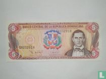 République Dominicaine 5 Pesos Oro 1996 acheter