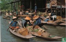 Damnernsaduak, floating market, Rajburi Province