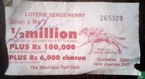 Loterij Serge Henri. 2007.