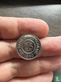 Guyana 25 Cent 1990 kaufen