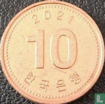 South Korea 10 won 2021