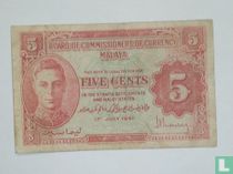 Malaya5 centimes acheter