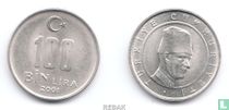 Turquie 100 bin lira 2001 acheter