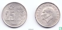 Turquie 25 bin lira 1999 acheter