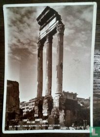 Rome.temple Castor ef Polux.