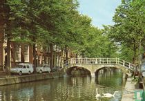 Delft, Koornmarkt - Huyterstraat "de Leeuwenbrug"