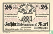 Stroebeck, Municipality - 25 Pfennig ND (1921)