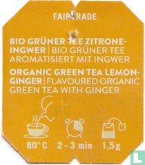 Organic Green Tea with Lemon and Ginger