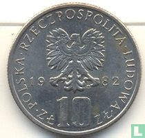 Pologne 10 zlotych 1982 acheter