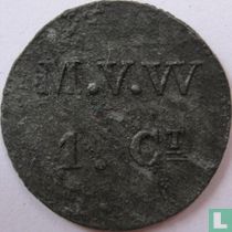 Nederland 1 cent ND (1841-1859) Rijksgesticht Veenhuizen V2