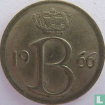 Belgium 25 centimes 1966 (NLD)
