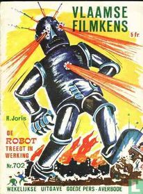 De robot treedt in werking