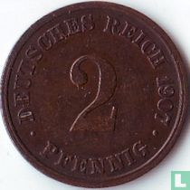 Deutsches Reich 2 Pfennig 1907 (J) kaufen