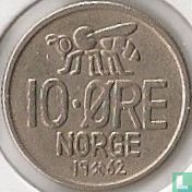 Norway 10 øre 1962