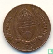 Botswana 5 thebe 1991